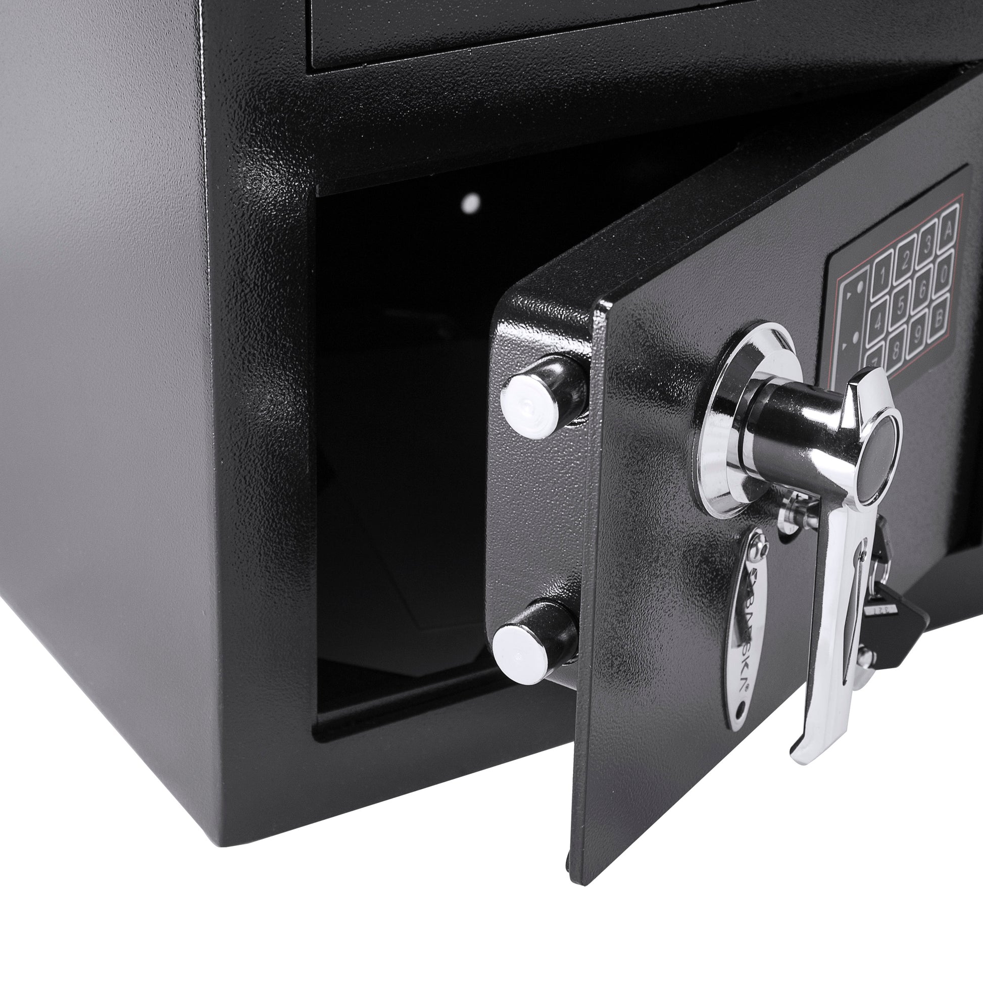 0 72 Cu Ft Keypad Depository Safe Black Steel