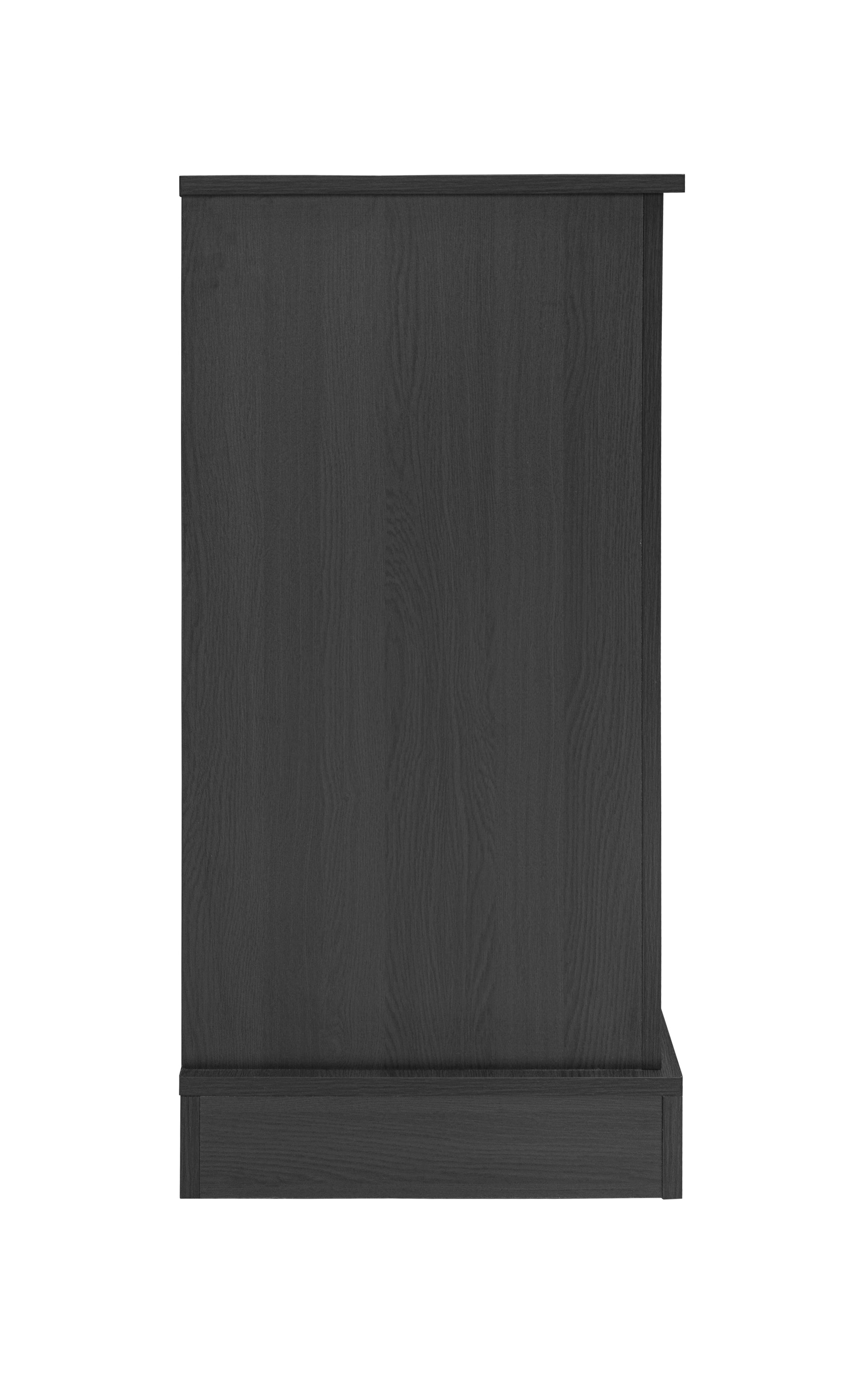 Fireplace Tv Stand For Tvs Up To 65", Entertainment Center With 23" Electric Fireplace, Farmhouse Tv Stand Industrial Media Console With Sliding Barn Door For Living Room, 58 Inch Dark Gray Particle