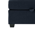 Palmilla Ottoman Blue Blue Polyester 1 Seat