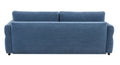 Haran Sofa W Sleeper, Blue Fabric Lv03120 Blue Upholstered 2 Seat