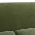 Alana Lawson Three Cushion Tightback Sofa, Olive Green Performance Velvet Green Foam Velvet 3 Seat