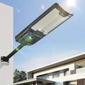 Solar Street Lights Outdoor, Parking Lot Lights With 109Pcs Led Beadsip65 Waterproof Solar Flood Lights, Dusk To Dawn Solar Lights For Garden, Street Side Road,Courtyard Villa,City Square Black White Modern,Sporty,Vintage Metal