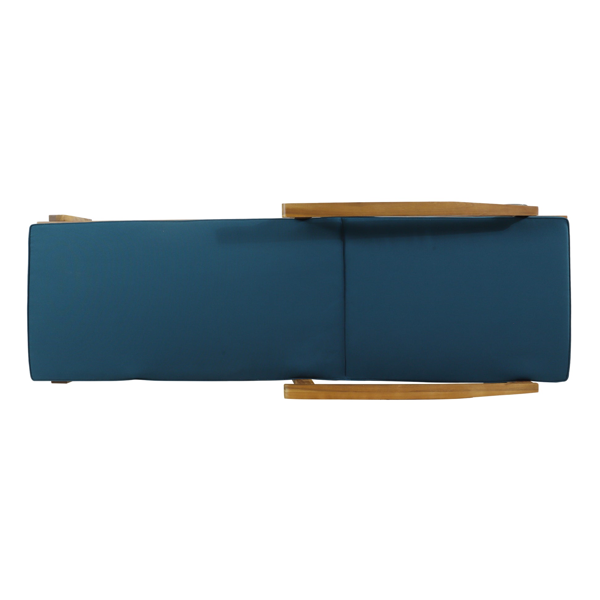 Jason Chaise Lounge Blue Fabric