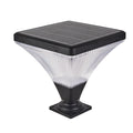 Solar Street Lamp Cap With Base 1 Pack Black Pc Aluminium