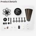 Low Profile Ceiling Fan With Lights No Include Bulb ,Blade Dark Wood 52 Inch Ceiling Fan Optional Remote&2 Color Option Blades Matte Black Ceiling Fans 1000K 2600K Candlelight Under 1000Lm American Design,American Traditional,Antique,Farmhouse,Industrial