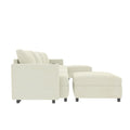 Modern Large Sectional Sofa, U Shape Modular Sectional Couch With Storage Function,123