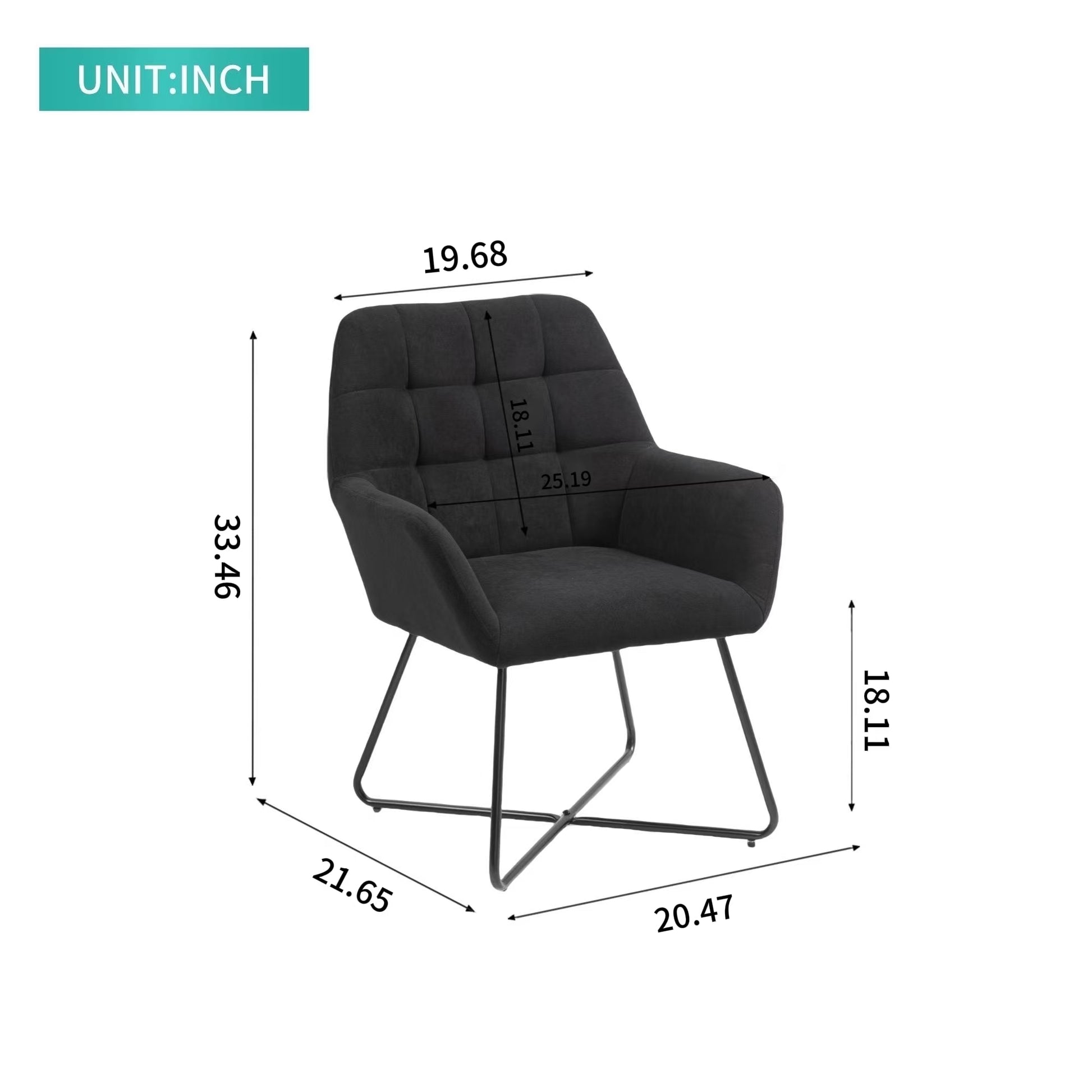 Modern Velvet Desk Chair Swirl Office Chair With Adjustable Foot Nails,Comfy Computer Task Chair Metal Legs Upholstered Accent Arm Chair For Living Room Bedroom Small Spaces Home Office Black Black Foam Velvet