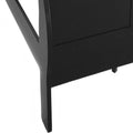 Black Full Sleigh Bed Box Spring Required Full Black Wood Traditional Wood