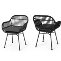 Orlando Chair Grey Iron Plastic