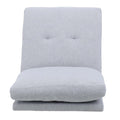 Mirod Comfy 5 Pieces L Shaped Sofa With Wooden Legs, Modern Side Chairs For Living Room Light Grey Fabric 4 Seat