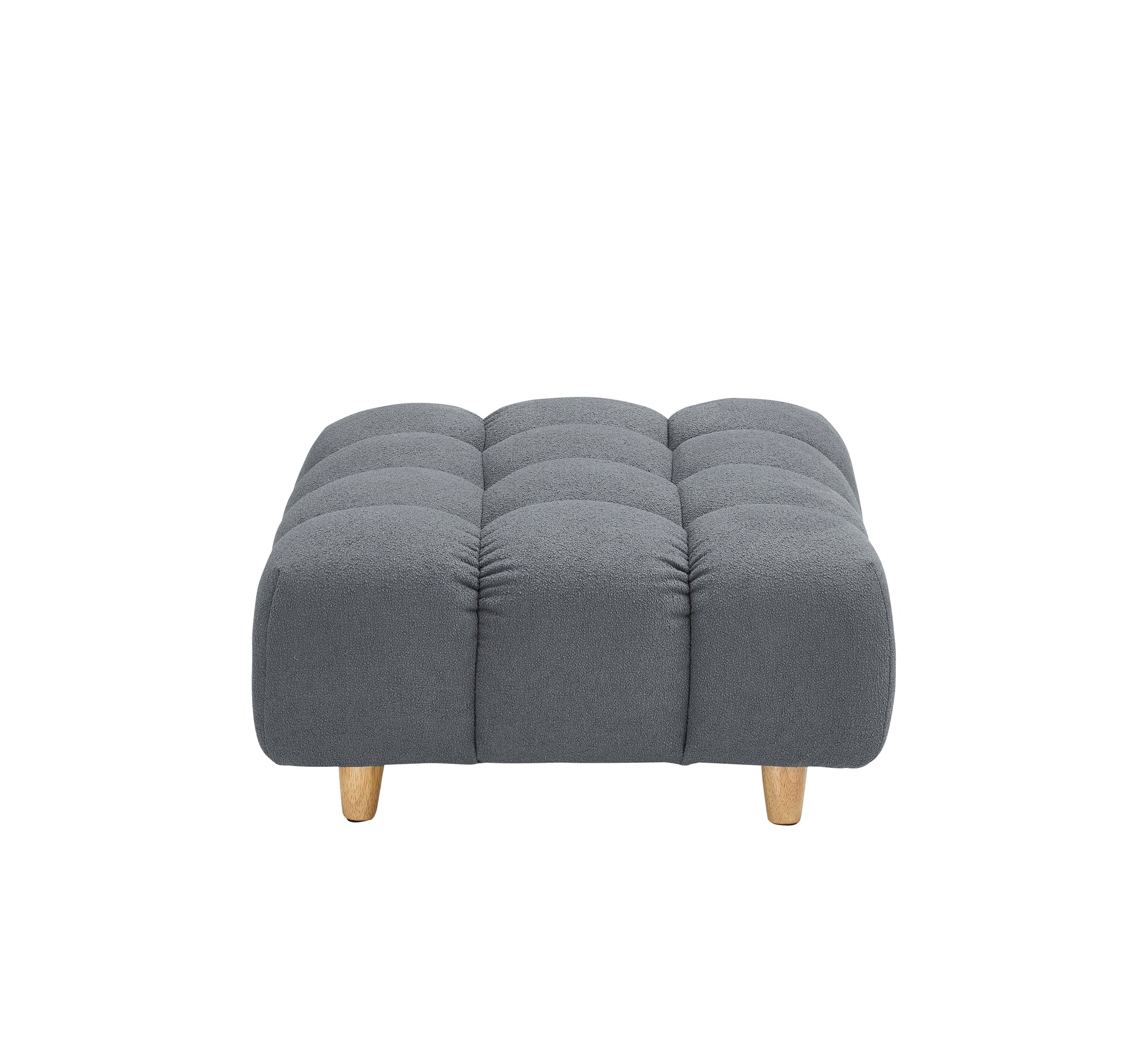 90 Inches Long, Teddy Sofa Fabric, With Spacious And Comfortable Seats, For Apartment Office Living Room Gray Gray Teddy 3 Seat