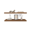 Floating Shelf Dallas, Living Room, Mahogany Mahogany Particle Board Engineered Wood
