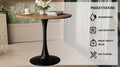 Walnut Circular Dining Table, 31.5 