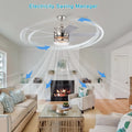 52 Inch 5 Blade Plywood Blades Ceiling Fan ,Dual Lamp Shade Ceiling Fan With Remote Control Optional Remote Satin Nickel Nickel American Design,American Traditional,Classic,Contemporary,Farmhouse Plywood Metal