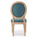 Dining Chair Teal Fabric