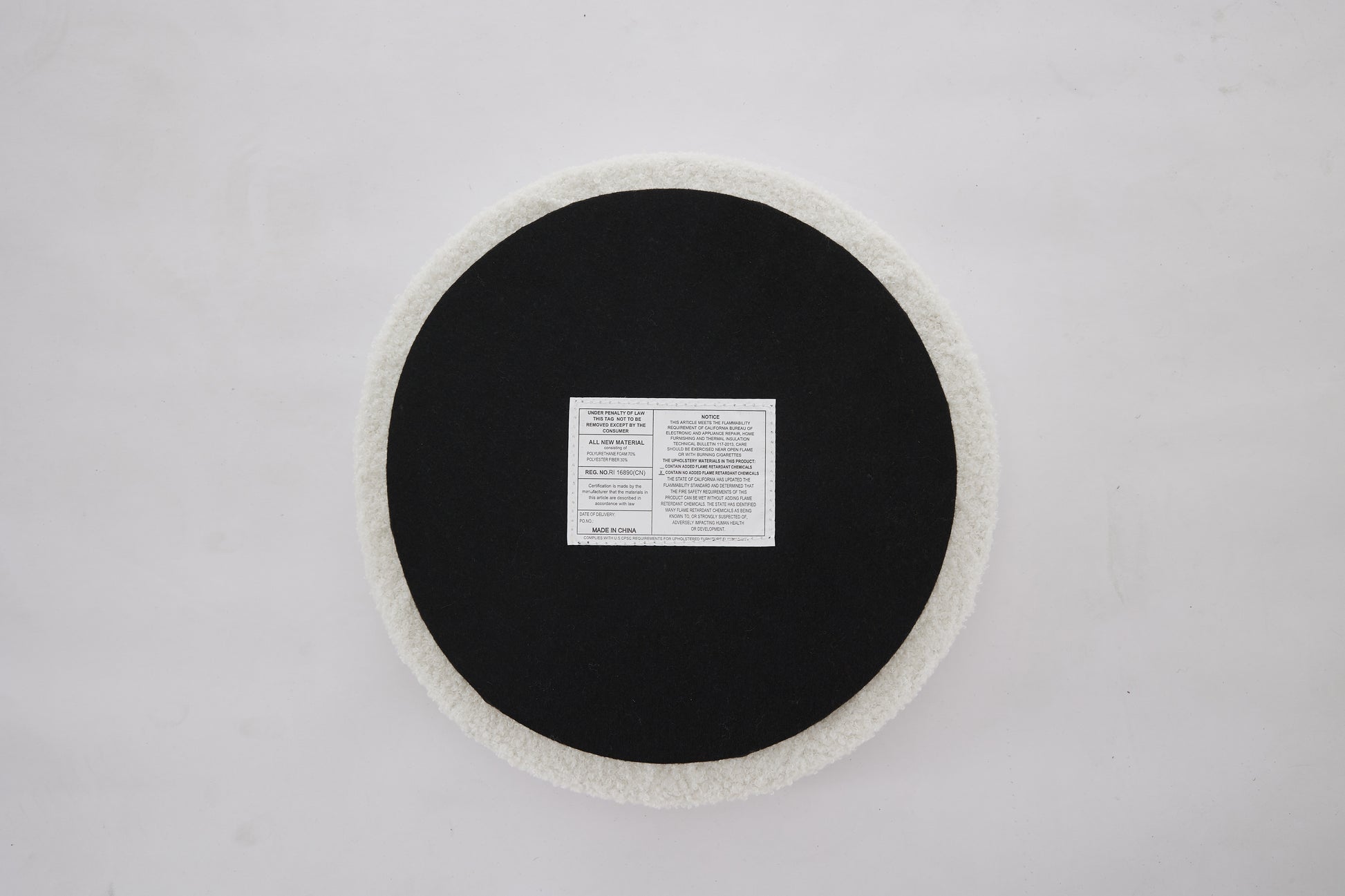 Modern Round Storage Ottoman, Ottoman Foot Stools With Metal Base, Ottoman Footstool With Removable Lid Storage Ottoman For Living Room, Bedroom, Makeup Room White White Upholstered