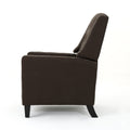 Classic Coffee Fabric Push Back Chair Coffee Fabric