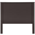 Chocolate Twin Platform Bed Box Spring Not Required Twin Chocolate Wood Bedroom Rubberwood Wood