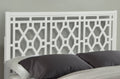 Tabor Chippendale White Headboard King King White Wood Mdf