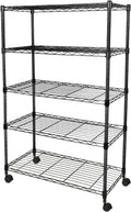 Heavy Duty 5 Shelf Shelving Unit 1250Lb Capacity, 29.92