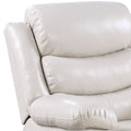 Beige Power Recliner With Pillow Top Arms Beige Primary Living Space Tight Back Modern Pine Pillow Top Arms Wood