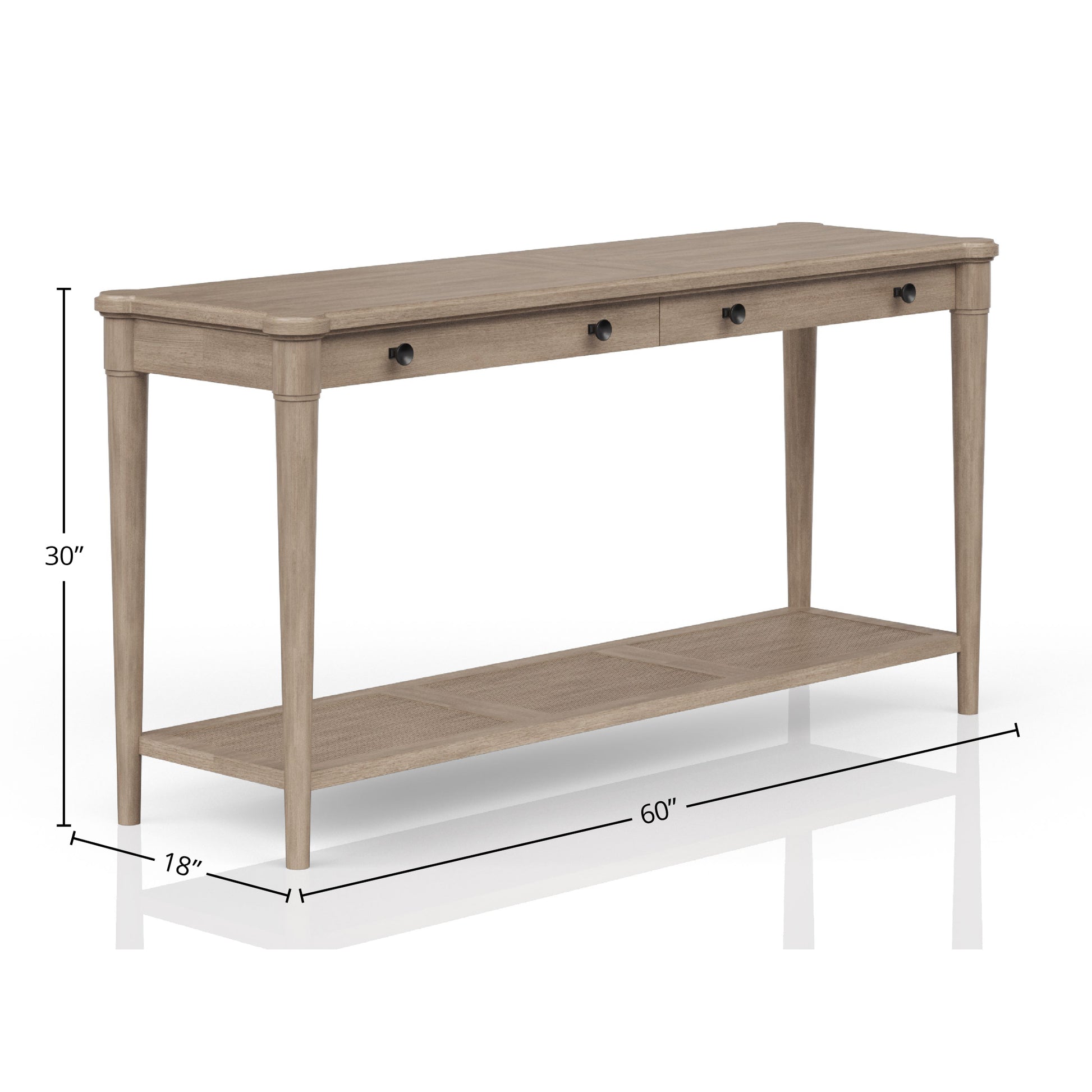 Sofa Table In Sand Finish Sand Solid Wood Mdf