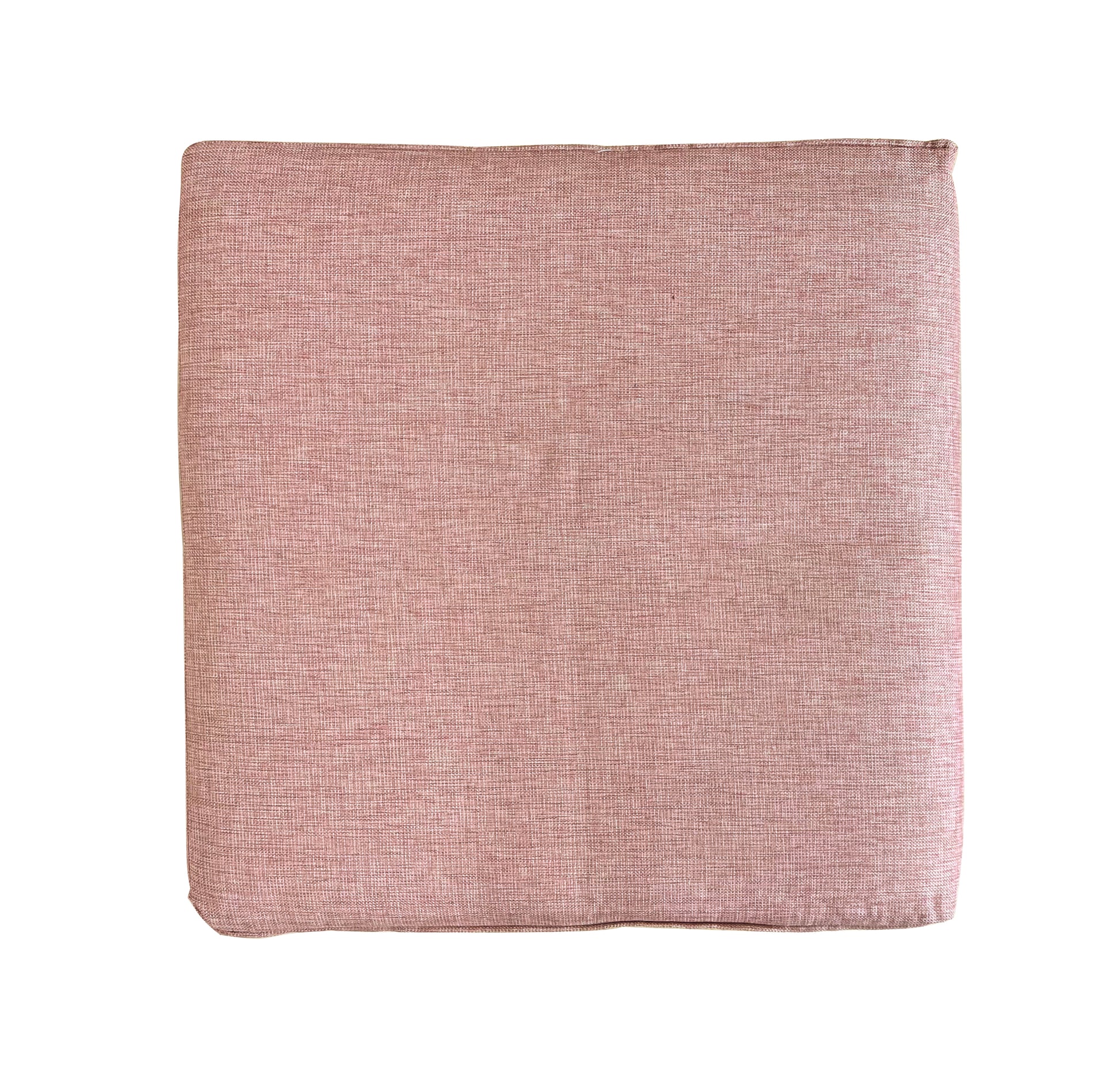 Pink And Black Patio Ottoman With Metal Tube Legs Yes Pink Black Garden & Outdoor Wood Fabric