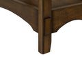 Accent Table, End, Side Table, Nightstand, 2 Tier, Narrow, Storage Drawer, Brown Veneer, Transitional Walnut Mdf