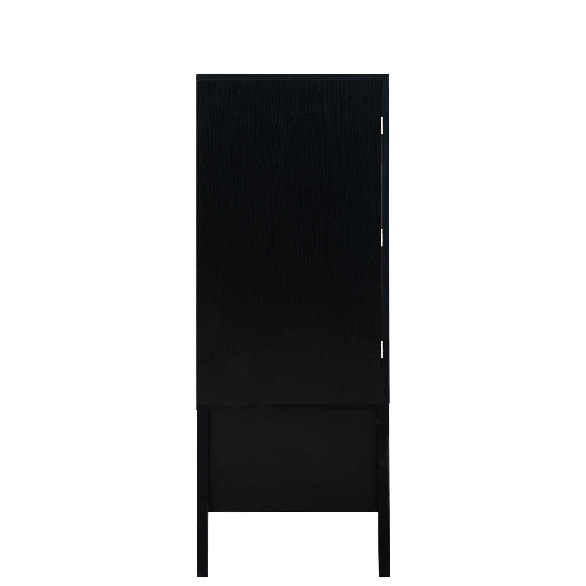 Lockers,Side Cabinets,Wine Bar Cabinet,Liquor Storage Credenza,Sideboard With Wine Racks & Stemware Holder,Wine Glass Holder,Metal Handle, Placed In Family Bars,Hallways,Living Rooms,Color:Black Brown 5 Or More Spaces Black Brown Primary Living Space