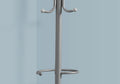 Coat Rack, Hall Tree, Free Standing, Hanging Bar, 6 Hooks, Entryway, 68