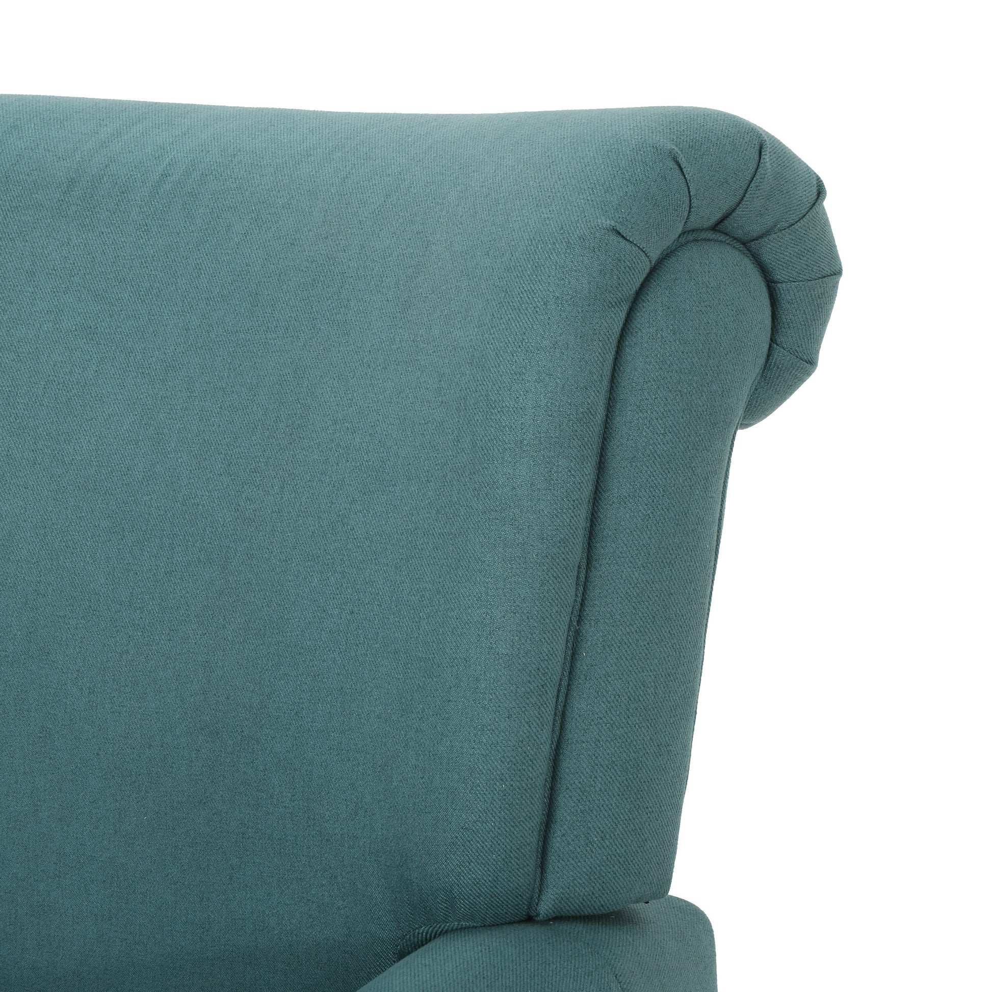 32.83" Wide Manual Standard Recliner Teal Fabric