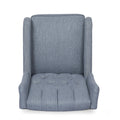 Classic Design, Manual Recliner Chair With 360 Degree Swivel Charcoal Fabric