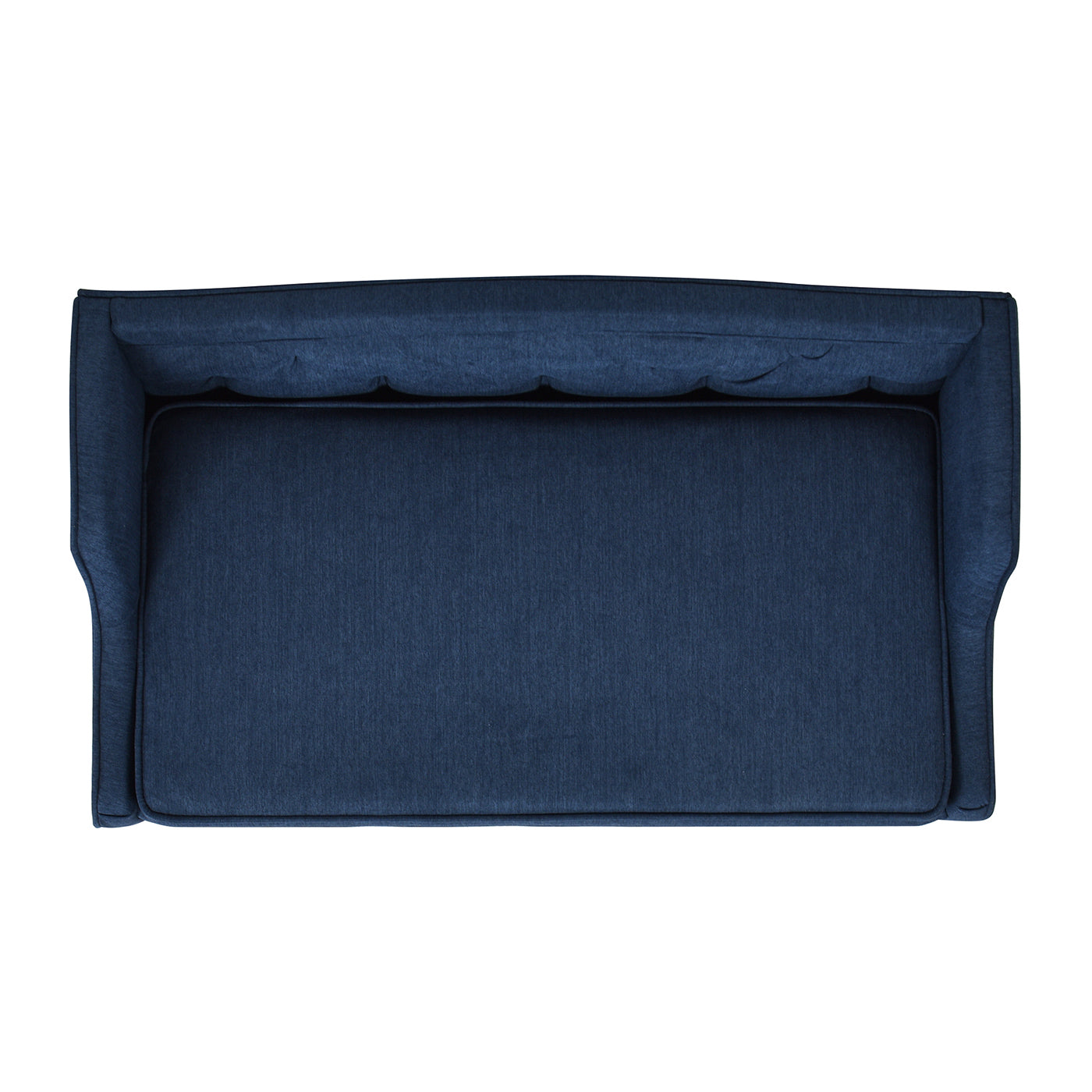 Robin 35" Tufted Wingback Pet Sofa Bed, Medium, Pacific Blue Stain Resistant High Performance Polyester Blue Foam Polyester