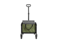 Lightweight Portable Heavy Duty Folding Beach Wagons With Wheels Outdoor Utility Carts For Grocery, Camping, Shopping, Sports, Garden With Large Capacity Army Green Army Green Steel