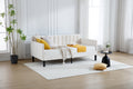 Same As B083121461 Elena Twin Size Beige Velvet Upholstered Daybed, Ribbed Tufted Backrest, Daybed In Lavish Modern Design, Richly Hued Foam Comfort Box Spring Not Required Twin Ivory Metal Bedroom Daybeds Velvet Velvet Upholstered