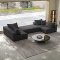 Oversized Sponge Cloud Sofa,Modern Upholstered Sectional Sofa Couch Set,Modular 162