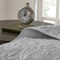 Reversible Quilt Set Grey Full Queen Full Grey Cotton