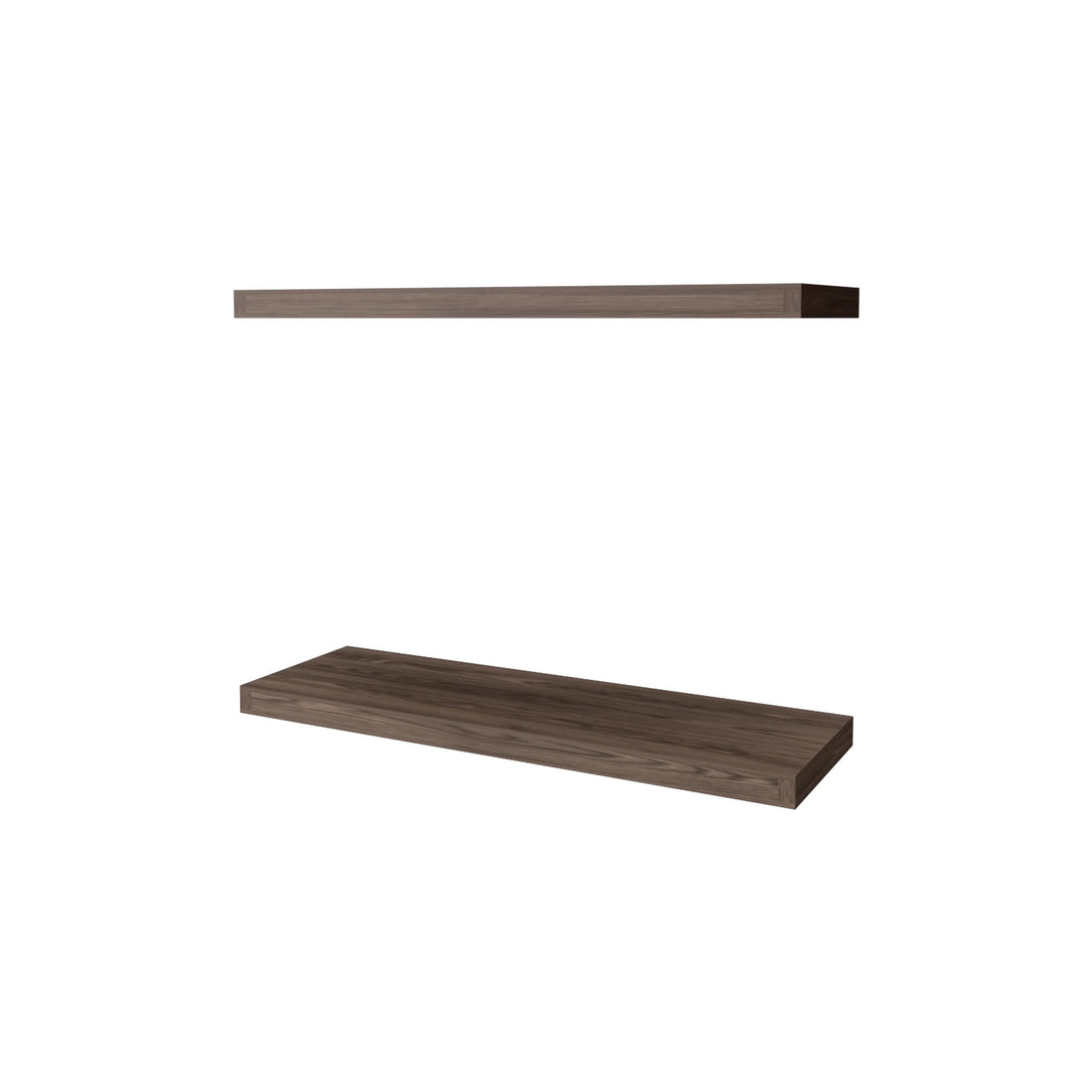 Cognac Floating Shelf 2 Or Less Cognac Floating Horizontal Primary Living Space Wood Wall Mounted Particle Board