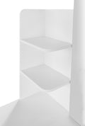 Makeup Vanity Desk With Led Lighted Mirror ,Dressing Table Set With 2 Large Drawers 10 Led Light ,White Color White Primary Living Space Modern Particle Board