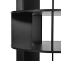 23.6'' Rotating Shoe Rack Tower, 7 Tier Spinning Shoe Shelf With 5 Grids Per Layer, Display Rack, 360 Revolving Shoe Carousel Closet Organizer For Entryway, Living Room, Black 7 Black Primary Living Space Particle Board