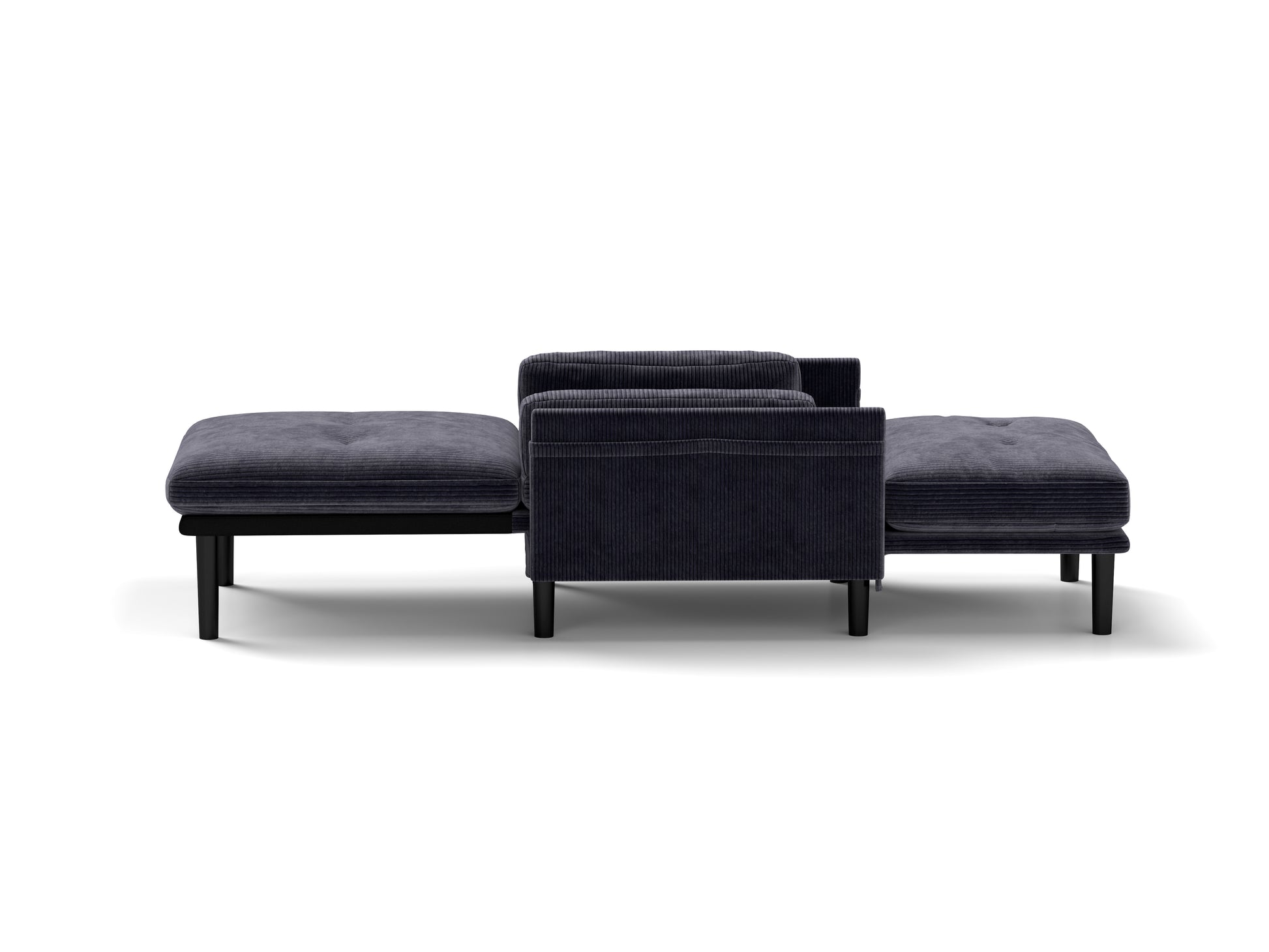 Grey Sofa Chair With Recline Fuction Grey Velvet Metal Primary Living Space Medium Soft Loose Back Pillow Top Arms Foam Fabric Metal 1 Seat