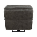 Plush Modern Living Room Sofa Set 3Pc Power Reclining Sofa Loveseat Chair Gray Microfiber Upholstery Usb Port Solid Wood Frame Furniture Gray Microfiber Wood Primary Living Space Modern Plywood,Solid Wood 6 Seat