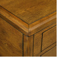 Rectangle Living Room Coffee Table Set, 3 Piece Solid Wood Living Room Table Set, 1 Coffee Table And 2 End Table, Wood Center Table Tea Table Set With Rivet Decoration Legs.Antique Brown Antique Brown Pine
