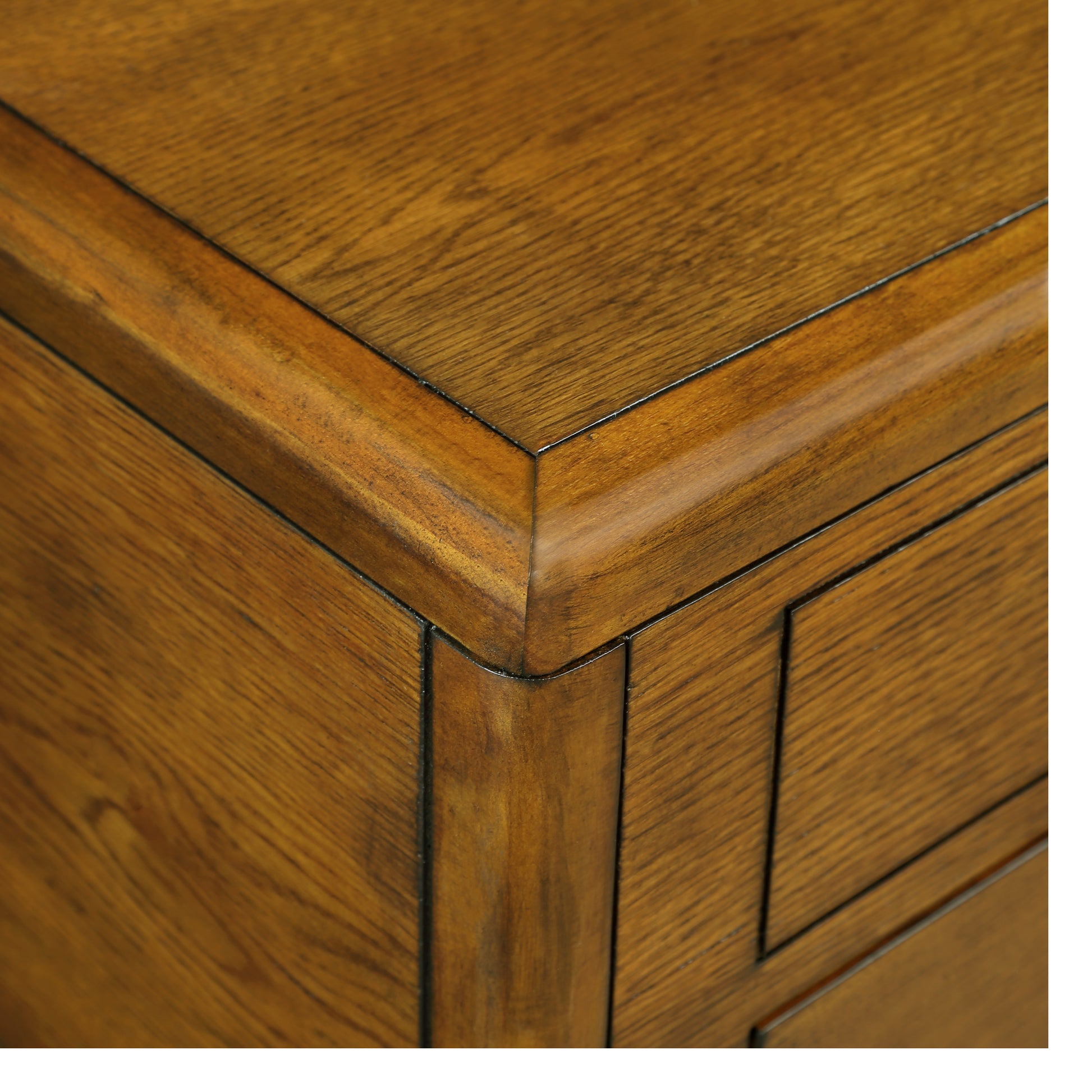 Rectangle Living Room Coffee Table Set, 3 Piece Solid Wood Living Room Table Set, 1 Coffee Table And 2 End Table, Wood Center Table Tea Table Set With Rivet Decoration Legs.Antique Brown Antique Brown Pine