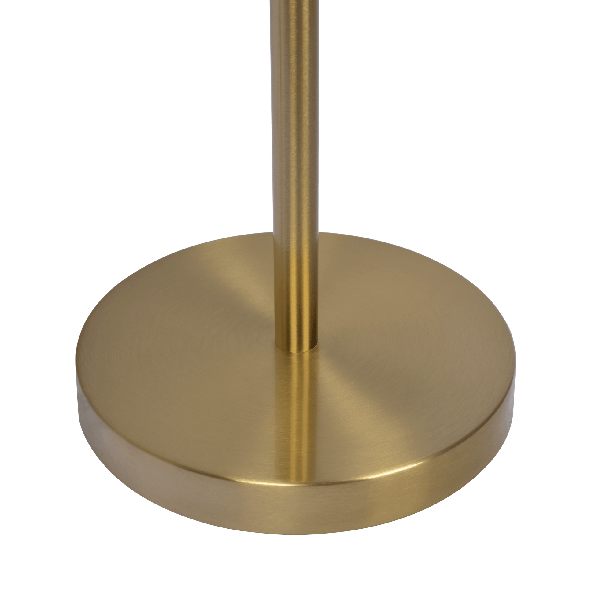 Verve Brassed Gold Floor Lamp With On Off Switch Adjustable Led Round Base Gold Table&Floor Lamps Led Brass,Metal