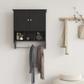 Bathroom Cabinet Black Particle Board