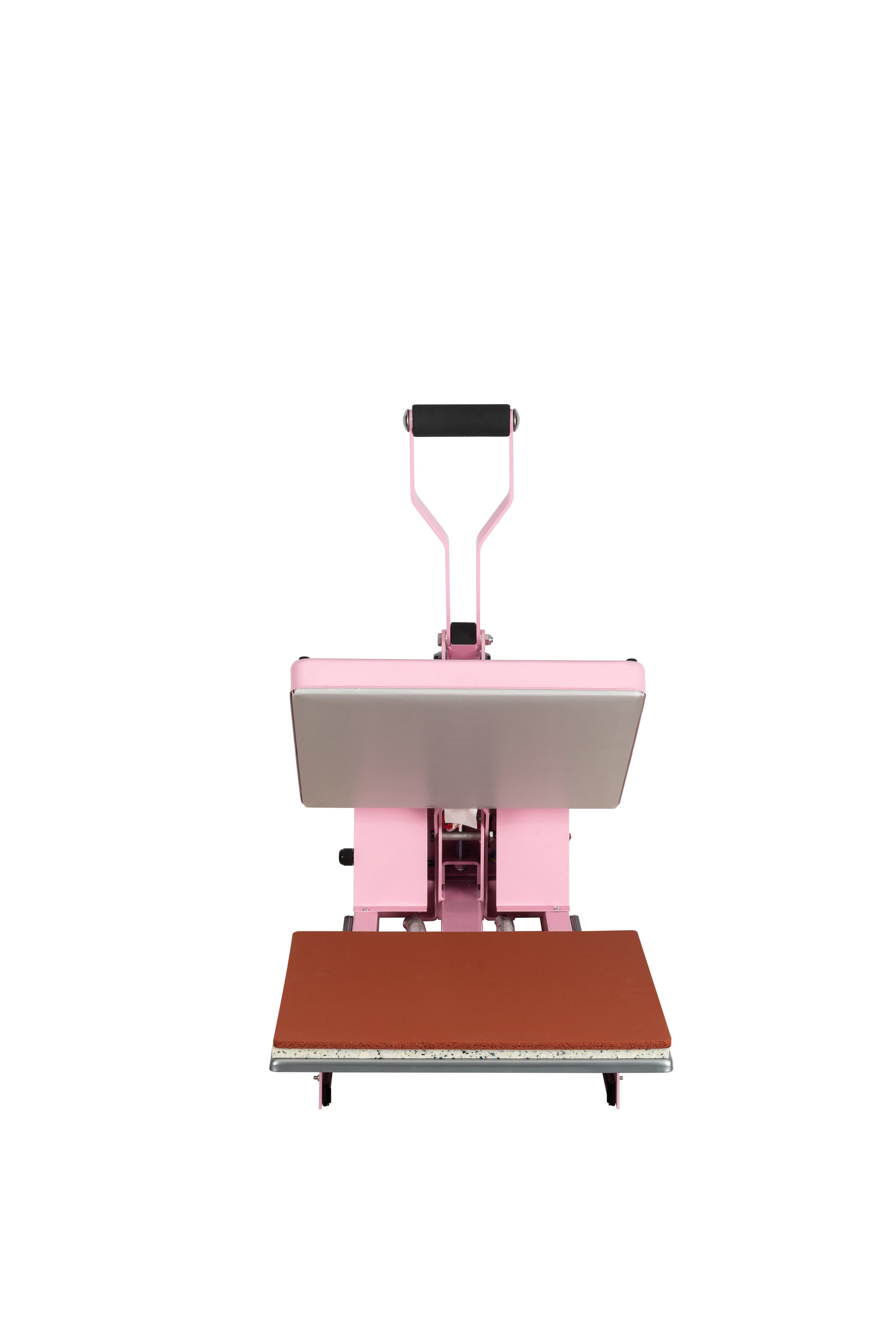 15X15 Manual Heat Press Machine With Slide Out Base Pink Aluminium