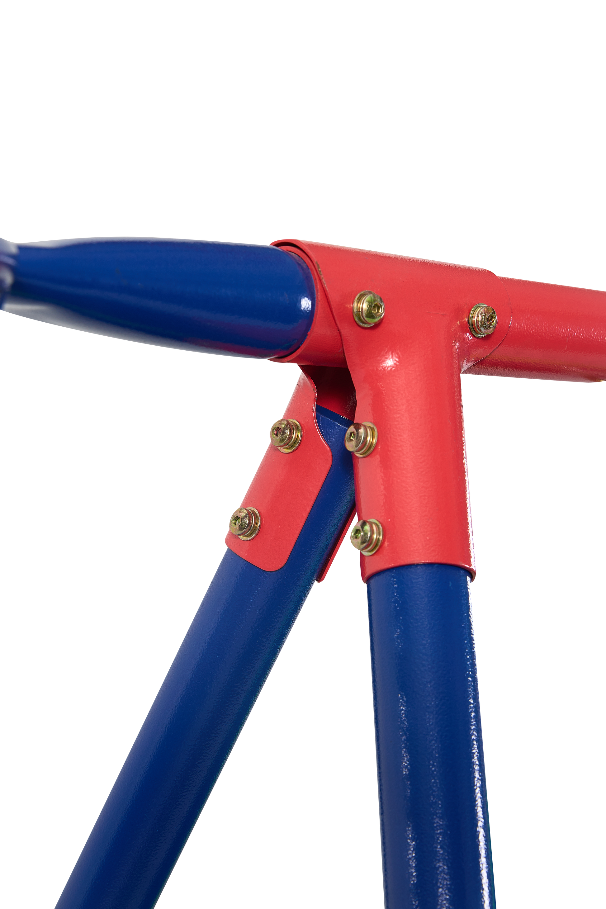 Xns092 Rinbow Colour Interesting Four Function Swingset With Net Swing And Face To Face Metal Plastic Safe Swing Seat 550Lbs For Outdoor Playground For Age 3 Blue Green Steel