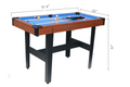 Game Table,Multi Game Table,Pool Table,Tennis Table,Hockey Table,Multifunctional Table, Multifunctional Games Table,Desk Game Balls Sports Brown Blue Dining Room American Traditional Multifunctional Mdf