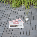 30 Pcs Interlocking Deck Tiles Checker Pattern, 12